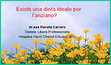 Studio Dietistico Carraro - Esiste una dieta ideale per l'anziano?