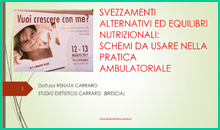 Studio Dietistico Carraro - Svezzamenti Alternativi ed Equilibri Nutrizionali